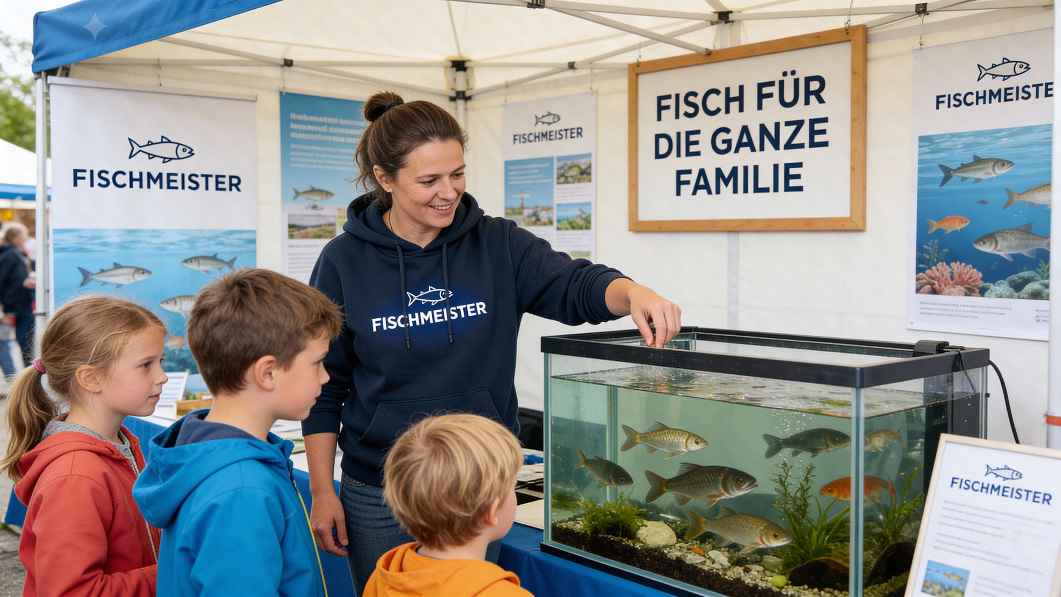 Andrej auf der Messe